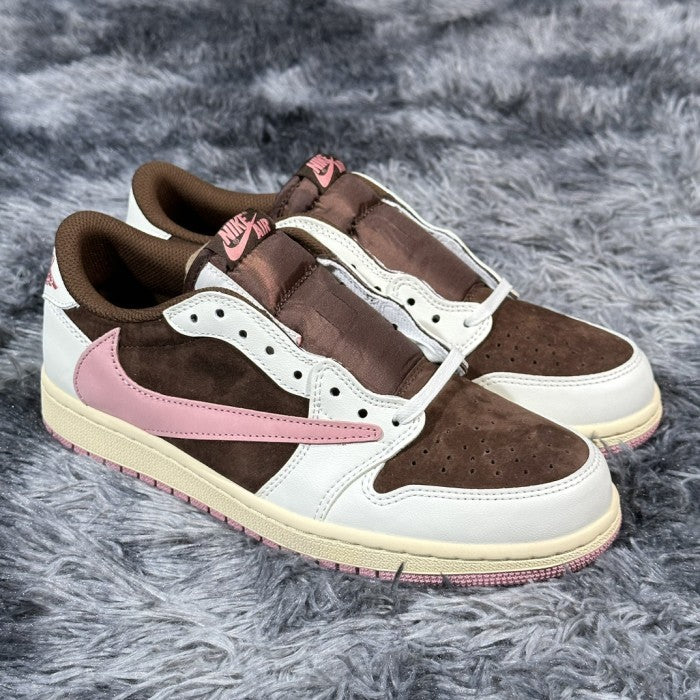 Travis Scott x Air Jordan 1 Low 'Dark Pony/Pink Oxford' DZ4137-206