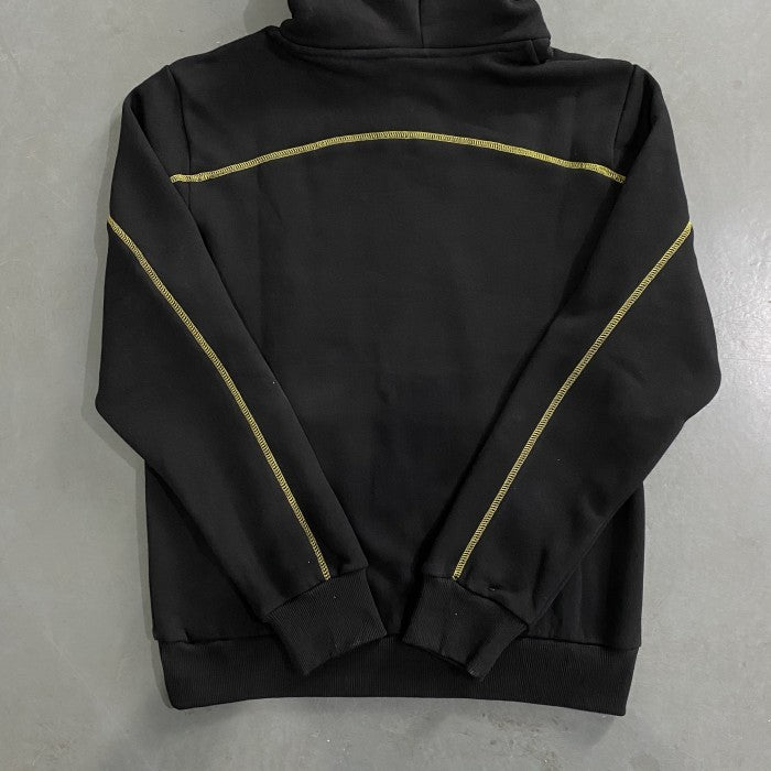 Central Cee x Trapstar Arch Panel Gradient Tracksuit - Hoodie & Pants Set - Black/Yellow