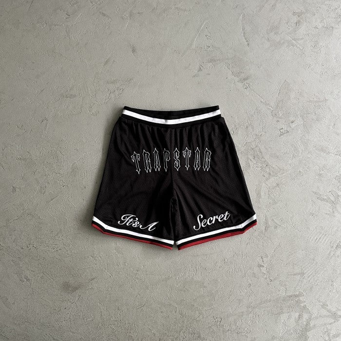 Trapstar Irongate Arch It's A Secret Basketball Mesh Shorts - Grey/Sea