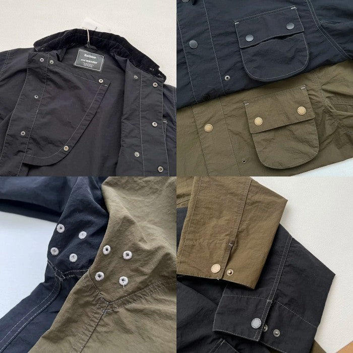 BARBOUR x and WANDER Pivot logo-print jacket