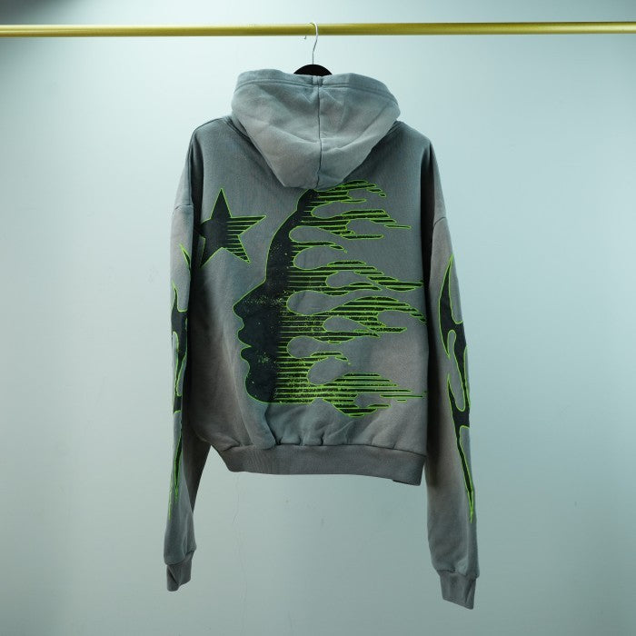Hellstar Sport Logo Hoodie - Grey