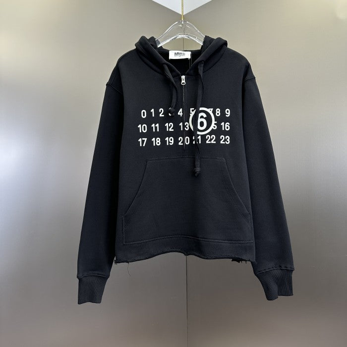 MM6 Maison Margiela Logo Hoodie 'Black'
