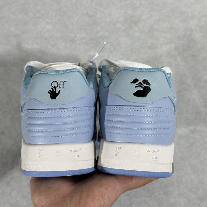 OFF-WHITE Out Of Office 'OOO' Low Tops Sneakers - Blue/ Purple/ White