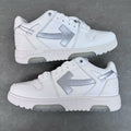 OFF-WHITE Out Of Office 'OOO' Low Tops Sneakers - White/ Silver