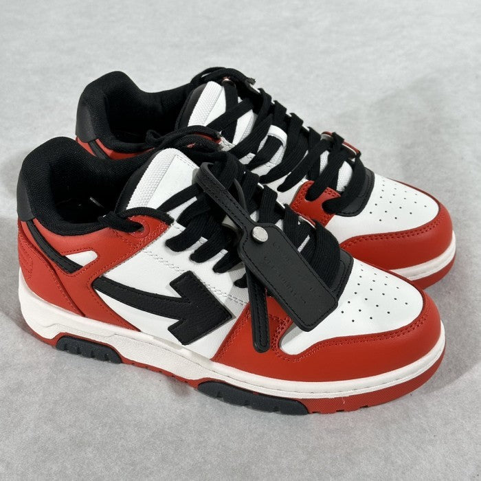 OFF-WHITE Out Of Office OOO Low Tops Sneakers - Red Black