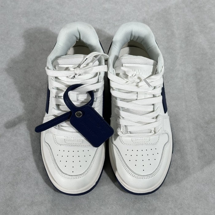 OFF-WHITE Out Of Office 'OOO' Low Tops Sneakers - White/ Navy Arrow
