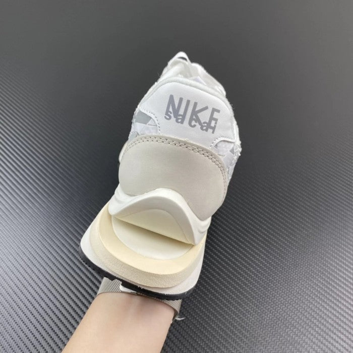 Sacai x Nike Waffle Woven White