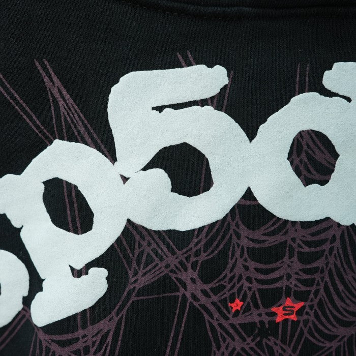 Sp5der Worldwide Hoodie Black