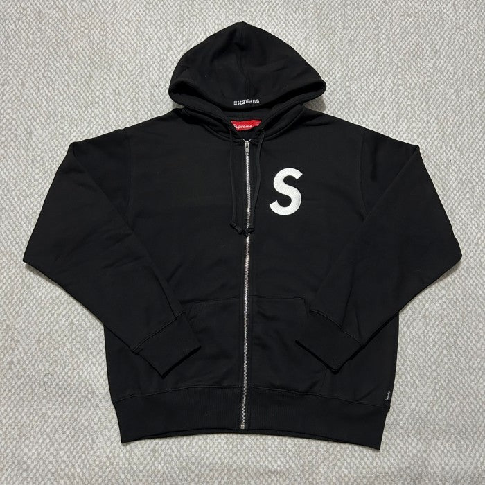 Supreme S Logo Zip Up Hoodie & Sweatpants Set - Black - FW24