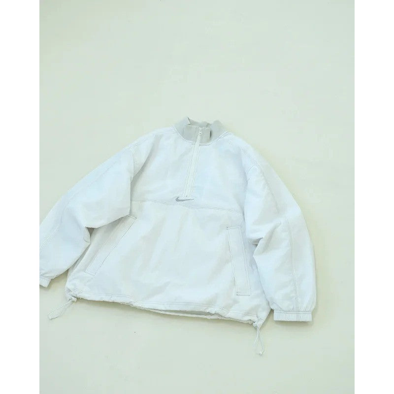 Supreme x Nike Ripstop Pullover Windbreaker - White - SS24