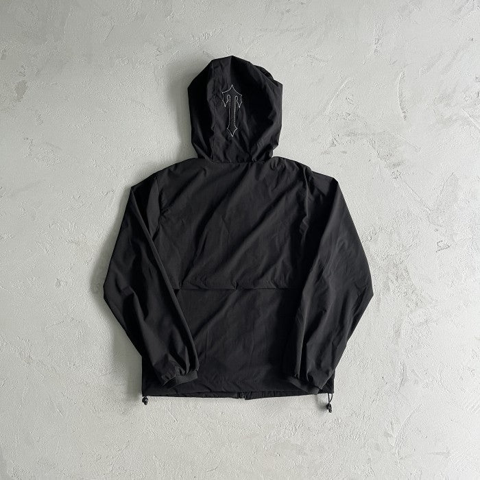 Trapstar Decoded Windbreaker Jacket - Black/White