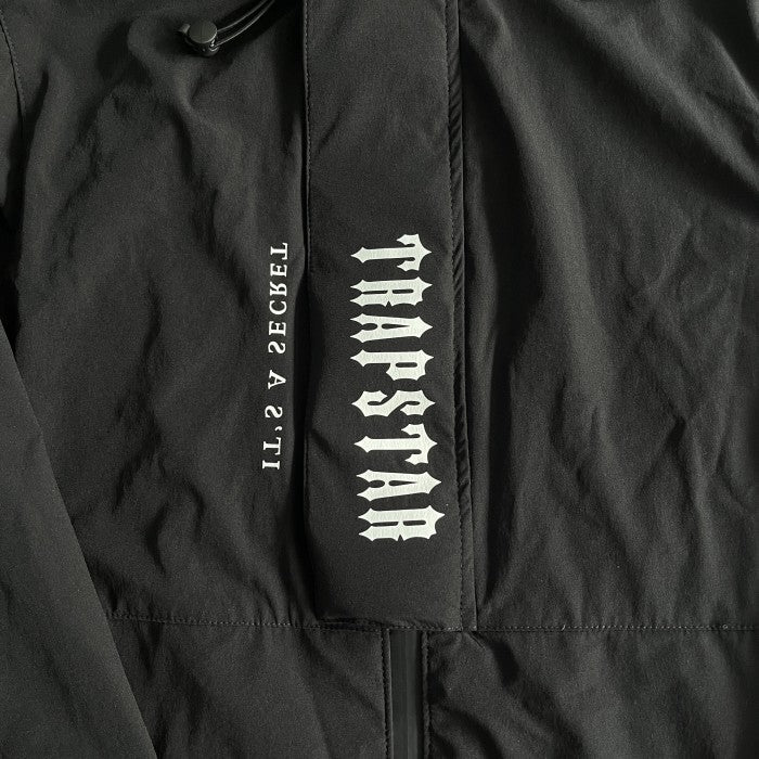 Trapstar Decoded Windbreaker Jacket - Black/White
