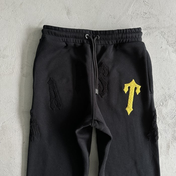 Trapstar Irongate Arch chenille 2.0 Tracksuit - Hoodie & Pants Set - Black/Yellow