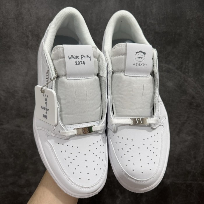 Travis Scott x Air Jordan 1 Retro Low OG SP Michael Rubin White Party (Friends and Family)