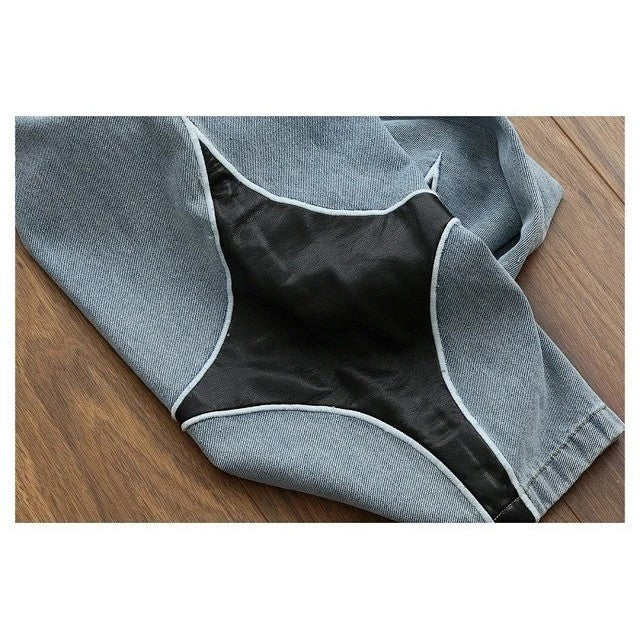 Thug Club - TC Leather Washing Denim Pants