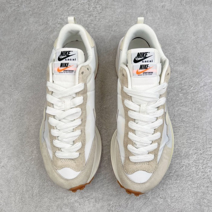 sacai x Nike VaporWaffle White and Gum'