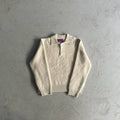 Corteiz Mohair Fuzzy Collar Sweater 'Cream'