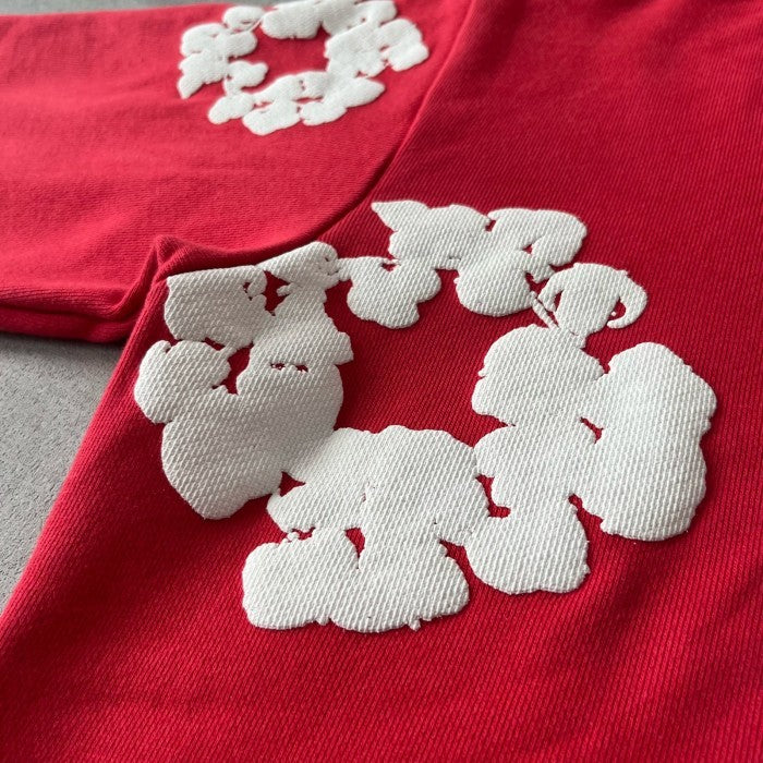 Denim Tears - The Cotton Wreath Red Hoodie