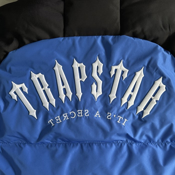 Trapstar Irongate Arch Puffer Jacket (FW23) - Blue/Black