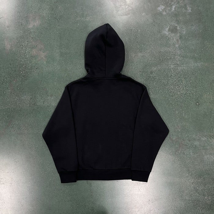 Trapstar Wildcard chenille Hoodie Tracksuit - Black Monochrome Edition
