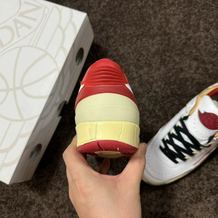 Air Jordan 2 Retro Low SP Off-White White Red
