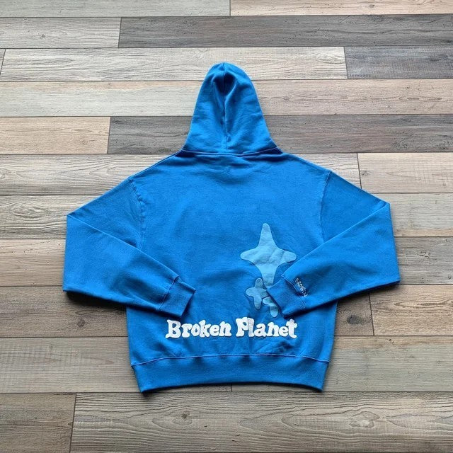 Broken Planet Market BPM Blue Hoodie