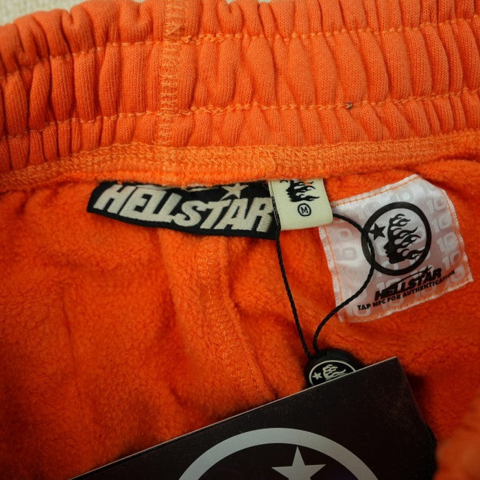 Hellstar Fire Orange Closed Elastic Bottom Sweatpants - Orange Dye