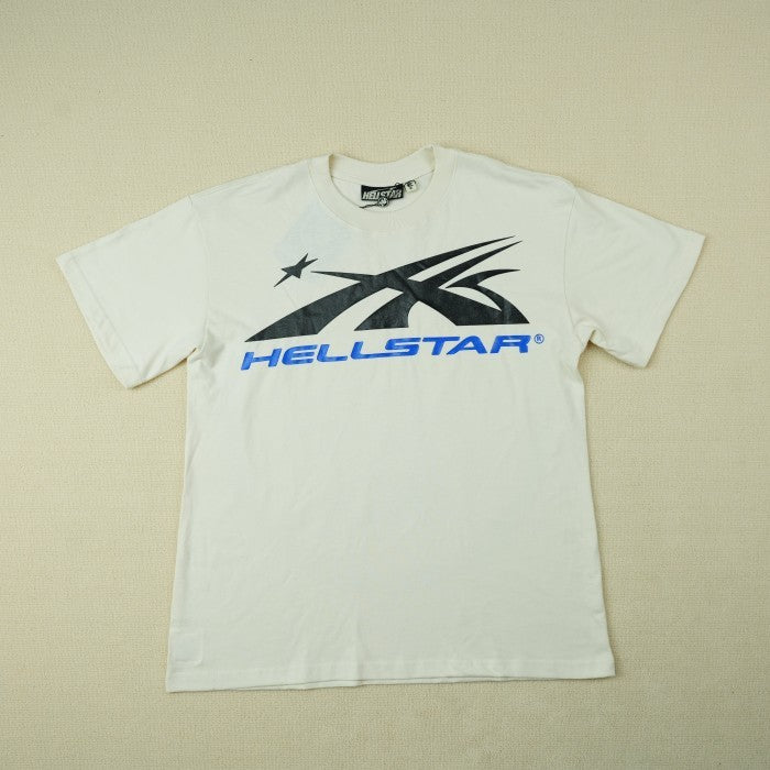 Hellstar Gel Sport Logo T-Shirt - White/Blue