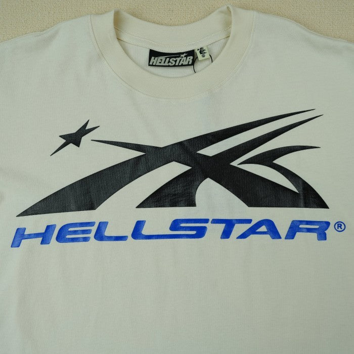Hellstar Gel Sport Logo T-Shirt - White/Blue