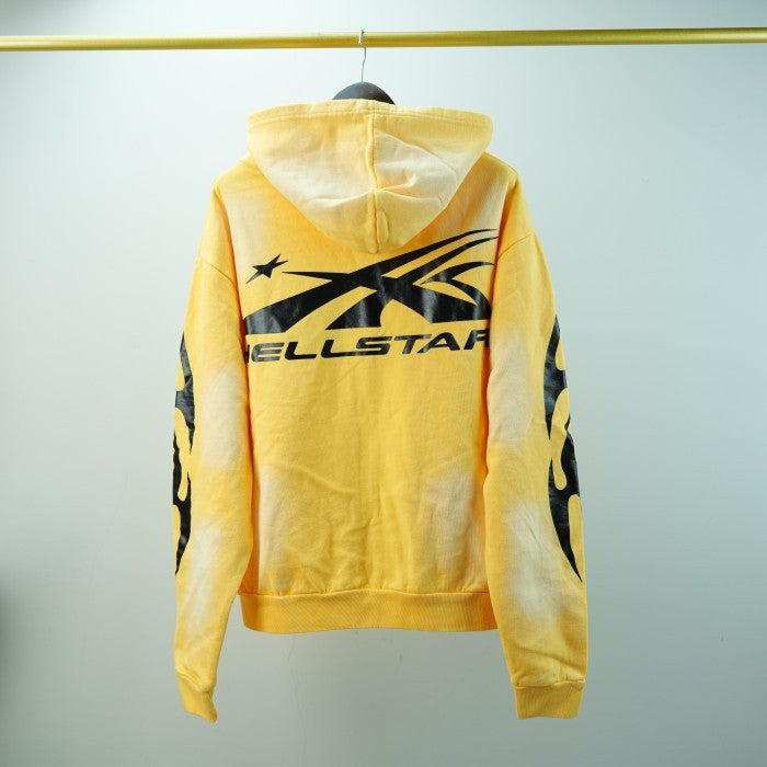 Hellstar Sports Zip-Up Sweatshirt - Yellow