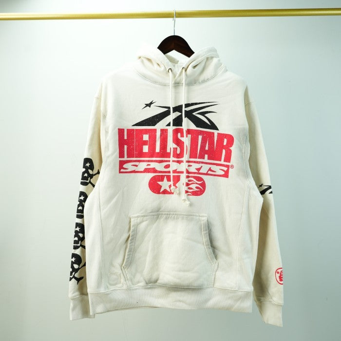 Hellstar lf You Dont Like Us Beat Us Hoodie - White