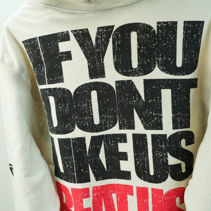 Hellstar lf You Dont Like Us Beat Us Hoodie - White