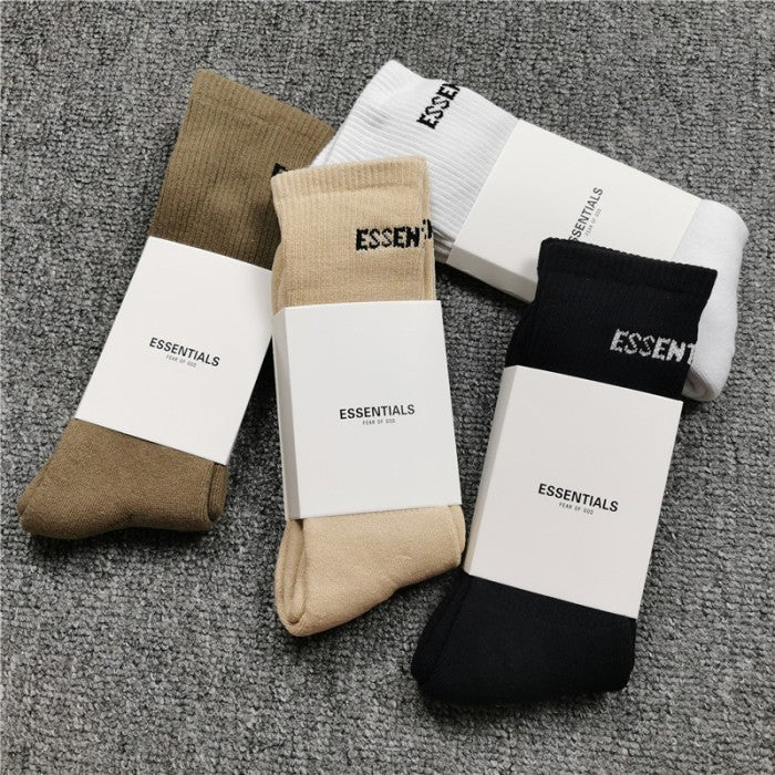 Kaos Kaki ESSENTIALS FOG Front Logo Crew Socks - FW19