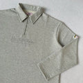 Martine Rose Zip Up Polo Grey