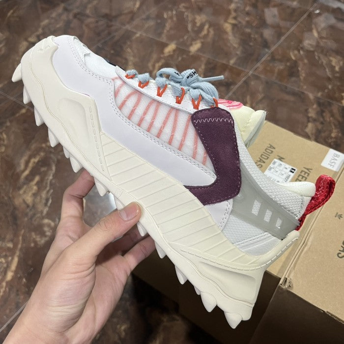 Off-White ODSY-1000 Lace-Up Sneakers - 'White Navy Blue'