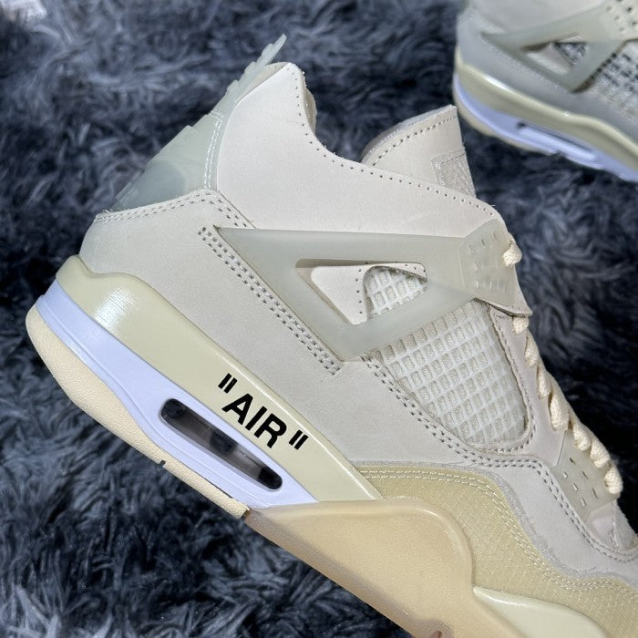 Off-White x Air Jordan 4 SP 'Sail'