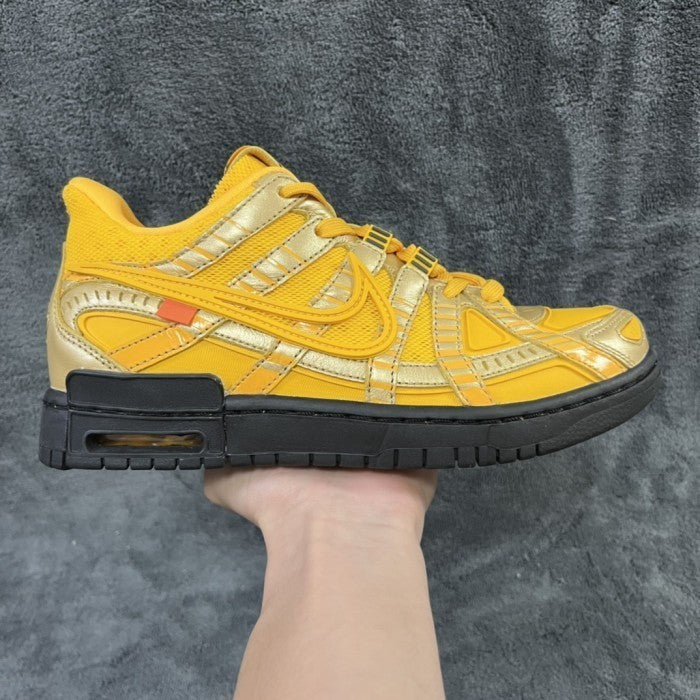 Off-White x Nike Rubber Dunk University Gold