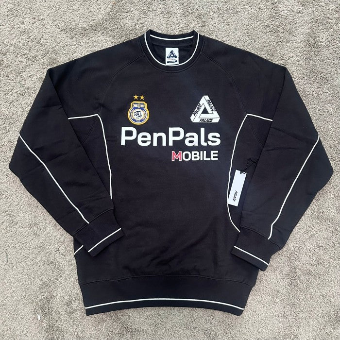 Palace Pen Pals Crewneck Sweater - Black