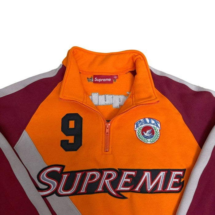 Supreme Equipe Half Zip - Sweatshirt/ Shorts/ Set - Dark Orange