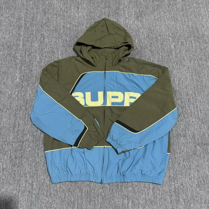 Supreme S Paneled Tracksuit - Jacket & Pants - Olive