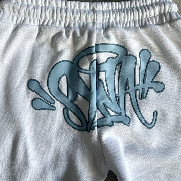 Syna World Logo Tracksuit - White/ Blue