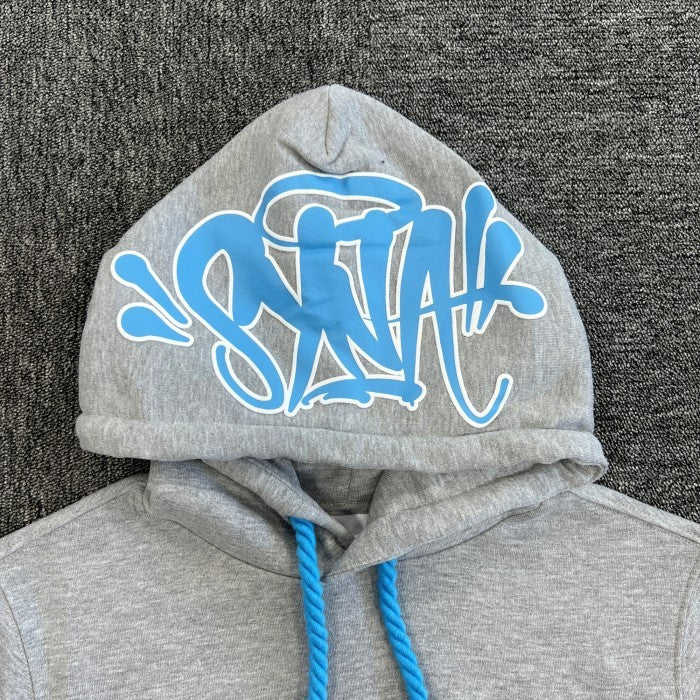 Syna World Logo Tracksuit - Grey/Blue