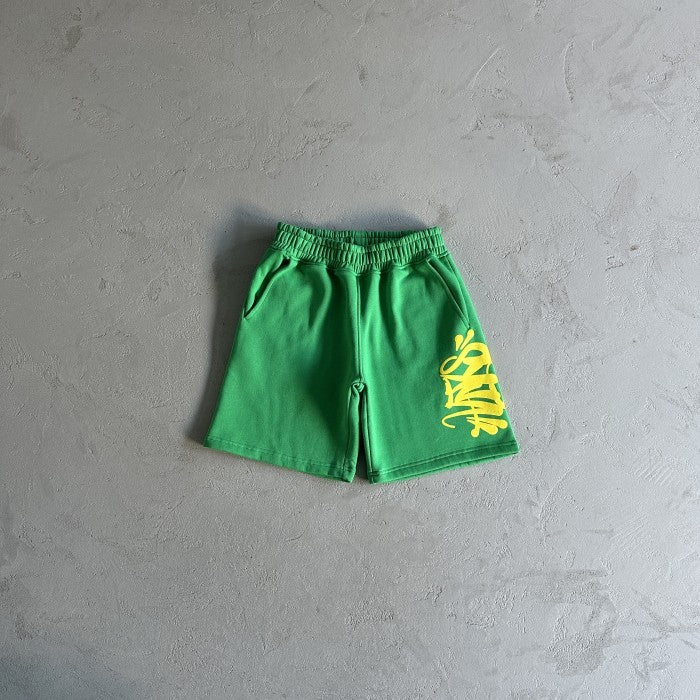 Syna World Syna Logo T-shirt & Short Set/ Suit - Green