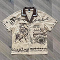 Travis Scott Painter's Button Up Shirt - Tan - SS22