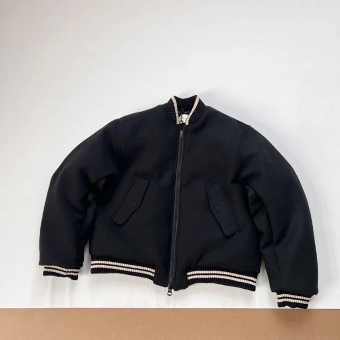 Dries Van Noten - Black Back Zip Wool Bomber Jacket