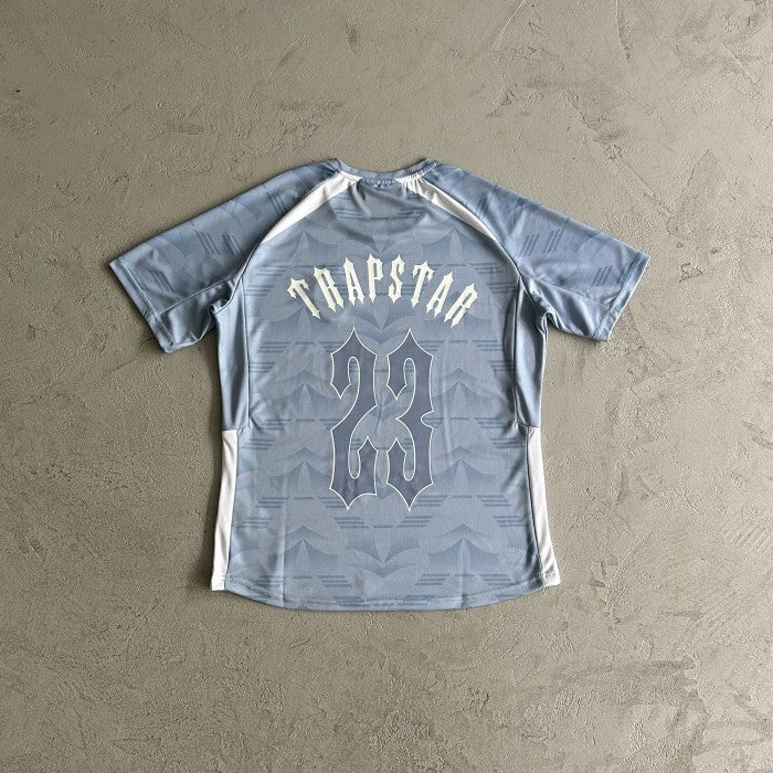 Trapstar London Irongate Football Jersey - Grey/Blue