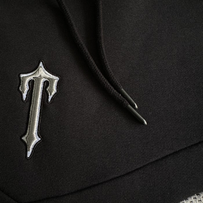 Trapstar V Stripe Hoodie Tracksuit - Black/Grey