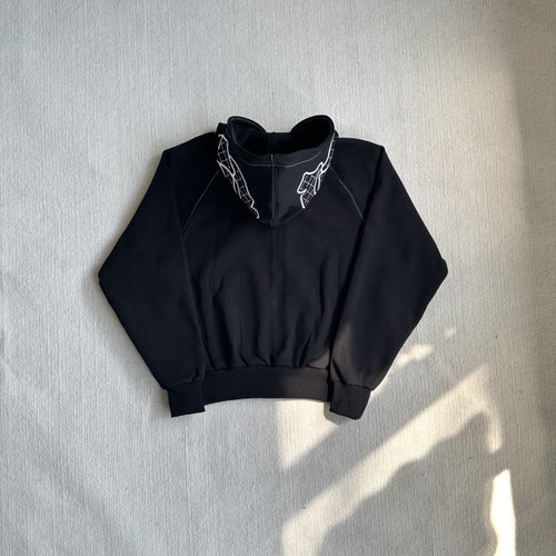 6PM x True Religion Icons Zip Hoodie - Black