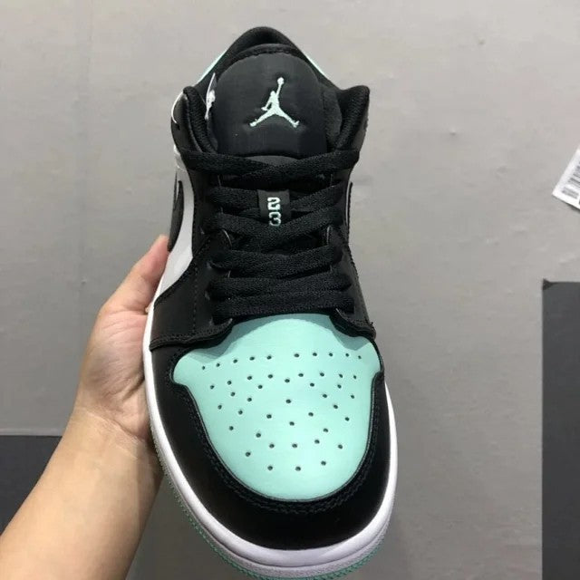 Air Jordan 1 Low Emerald Toe - 553558-117