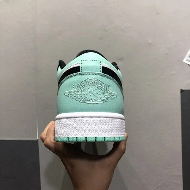 Air Jordan 1 Low Emerald Toe - 553558-117